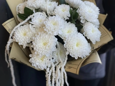 Букет «Морозный иней»
