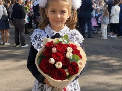 Первый букет для учительницы